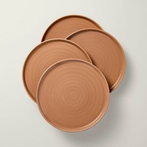 4pk 10" Flared Brimstone Dinner Plate Cosmic Rust - Hearth & Hand With Magnolia